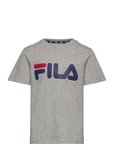 Baia Mare Classic Logo Tee Sport T-shirts Short-sleeved Grey FILA