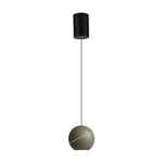 LED hänglampa - Ø120, justerbar vajer, touch dimmer, av/på, 3000K, champagne guld - Kulör : Varm