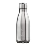 Chilly's Water Bottle - Stainless Steel and Reusable - Leak-Proof, Sweat-Free - Stainless Steel - 260 ml