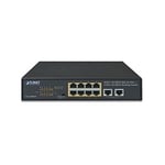 PLANET Technology Corp. Planet FSD-1008HP switch 10" 10P 10/100 dont 8 poe+ 120W