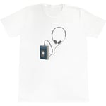 'Cassette Player' Adult's Cotton T-Shirt (Medium) (TA00068274)