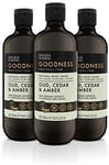 UK Baylis Harding Goodness Oud Cedar And Amber 500 Ml Body Wash Pack Of 3 Uk