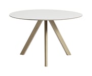 Copenhague Table CPH20 120 cm - Soaped Oak/White Laminat