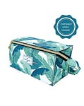 The Flat Lay Co. Makeup Box Bag - Tropical Leaves