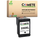 COMETE - 350 XL 1 Cartouche d'encre compatible avec HP 350 XL 350XL CB335E CB336EE - Noir