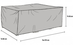 Brafab - Möbelskydd Soffskydd 270x90 cm Grå Polyester
