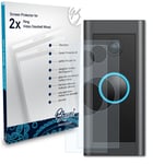 Bruni 2x Protective Film for Ring Video Doorbell Wired Screen Protector