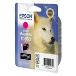 Epson T0963 - 11.4 ml - Magenta vif - originale - blister - cartouche d'encre - pour Stylus Photo R2880