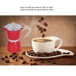 (Red)300ML Coffee Pot Moka Maker Coffee Kettle For Gas Stove Ethanol Stove MA