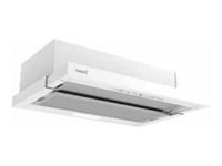 Cata Tfk 6005 Wh - Kåpa - Teleskopisk - Bredd: 60 Cm - Djup: 28 Cm - Utsug Och Återcirkulering (Med Extra Återcirkuleringssats) - Vitt Glas