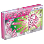 Geomag - Classic 344 Pink, Constructions Magnétiques et Jeux Educatifs, GM106, Multicolore, 104 Pièces