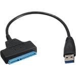 Super vitesse A USB3.0 SATA 22pin cable adaptateur pour 2.5inch disque dur SSD