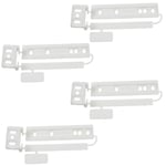 4 x Zanussi Integrated Fridge Freezer Door Mounting Bracket Slide Fixing Kit