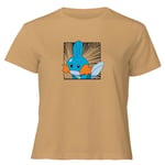 Pokemon Mudkip Women's Cropped T-Shirt - Tan - XL