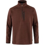Fjällräven Mens Övik Fleece Half Zip (Röd (AUTUMN LEAF/215) Medium)