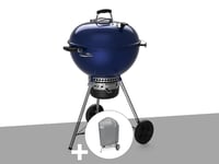 Barbecue à charbon Weber Master-Touch GBS C-5750 57 cm Deep Ocean Blue avec housse