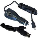 HQRP Car Charger +USB Cable for GoPro HERO3 HERO 3 CHDHX-301 CHDHN-301 CHDHE-301
