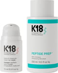 K18 Leave-In Repair Hair Mask, 15Ml & Peptide Prep Color Safe Detox Clarifying S