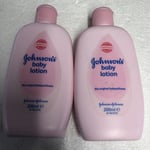 JOHNSONS BABY LOTION THE ORIGINAL BABY SOFTNESS 200ml Discontinued X2
