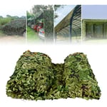 Kamouflagenät, 4 x 6 m Förstärkt kamouflagenät Kamouflage solskyddssegel, Woodland kamouflagenät 4 x 6 m