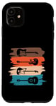 iPhone 11 Electric And Acoustic Guitars Within Paint Brush Strokes Case