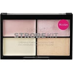 TECHNIC Make-Up Strobe Kit Cream & Powder Highlighter Palette 14g - Blush *NEW*