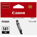 Genuine Canon CLI-581BK, Black Ink Cartridge, for Pixma TS6251, TS6350, TS6351