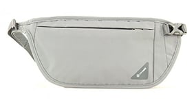 Pacsafe Coversafe V100 Waist Wallet Canvas & Beach Tote Bag, 18 cm, Grey
