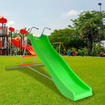 Green & Orange Crazy Wavy Slide & Step Set Childrens Kids Garden Play Area NEW