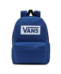 Vans Unisex Backpack with Zip Fastening and Padded Shoulder Straps in Blue - One Size