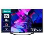 Hisense 55U7KQ TV 139,7 cm (55 ) 4K Ultra HD Smart TV Wifi Noir 500 cd/m² - Neuf