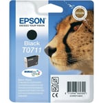 Genuine Epson T0711, Black Ink jet Print Cartridge, TO711