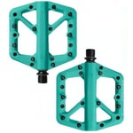 Crank Brothers Stamp 1 Small Flat Pedals - Turquoise