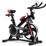 Zcm Sporting equipment Exercise bike home ultra-quiet indoor weight loss pedal exercise bike spinning bicycle fitness equipment (Color : Black)