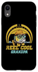 iPhone XR Reel Cool Grandpa Funny Fisherman Fishing Angler Bass Fish Case