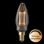 Unison dimbar vintage LED kronljus 1800K 70lm E14 2,3W 