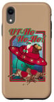 Coque pour iPhone XR Père Noël extraterrestre | Noël OVNI HO HO HO