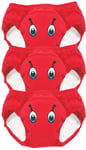 My Carry Potty Marihøne Pottetreningsbukser 3-pack, Rød, 3-4 år
