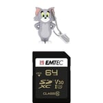 Pack Support de Stockage Rapide et Performant : Clé USB - 2.0 - Série Licence - Hanna Barbera - 16 Go + Carte MicroSD - Gamme Speedin - Classe 10-64 GB