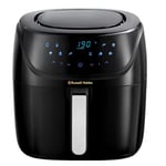Russell Hobbs XXL Family Rapid Digital Air Fryer 8L [Compact Housing |7 Cooking Functions |10 Programmes] Energy Saving, Max 220°C, Use without oil, Grill, Bake, Roast, Reheat, Frozen etc. 27170