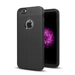 Apple iPhone 7Plus/8Plus Leather Texture Case Black