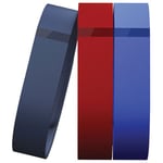 Fitbit FB401BNRBS-EU FLEX Band 3-Pack - Classic/Small (Navy/Red/Blue)