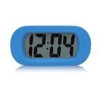 1 Pieces LED Digital Alarm Clock with Large Digital Display Portable Silicone LED Electric Alarm Clock Non-slip Shock-proof Alarm Clock Great for Bedroom