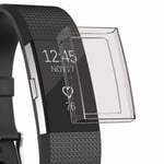INF Fitbit Charge 2 Silikonskal Med Skärmskydd - Grå Transparent
