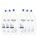 Dove Body Wash Deeply Nourishing Sulfate-free for Instantly Soft Skin, 6x720ml - Cream - One Size