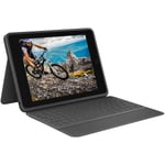 Logitech Rugged Folio Keyboard Case For iPad 10.2  7th, 8th, 9th Gen.