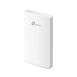 TP-Link AX1800 Dual Band Gigabit Wall Plate Wi-Fi 6 Access Point, Power over Ethernet (802.3 af/at), System Requirements Microsoft Windows XP/7/8/10 and Vista, Easily Mount to Wall (EAP615-Wall)
