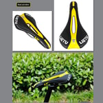 AMAZOM Bike Seat for Men And Women, Padded Bicycle Saddle - Improves Comfort for Mountain Bike, with Universal Fit for Exercise Bike And Outdoor Bikes,Black and yellow