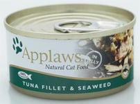 Applaws - 24 x Wet Cat Food 156 g - Tuna & Seaweed