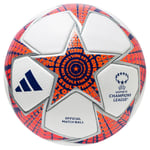 adidas Fotball Champions League Pro Kampball Dame - Hvit/Sølv/Rosa/Oransje Fotballer unisex